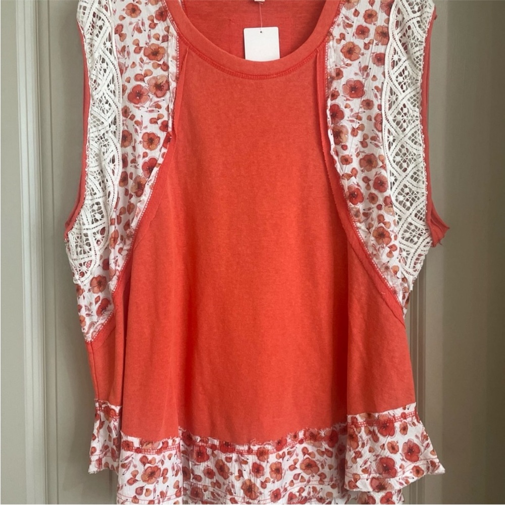 POL Asymmetrical Tunic Top